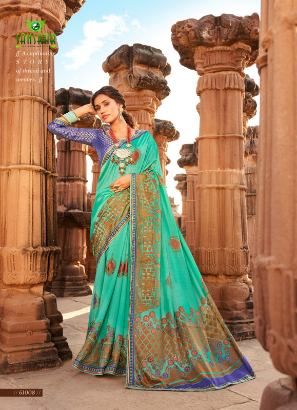 Sanskar Presents  Fashion Week  Printed Sarees Collection