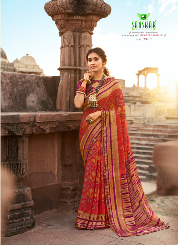 Sanskar Presents  Fashion Week  Printed Sarees Collection