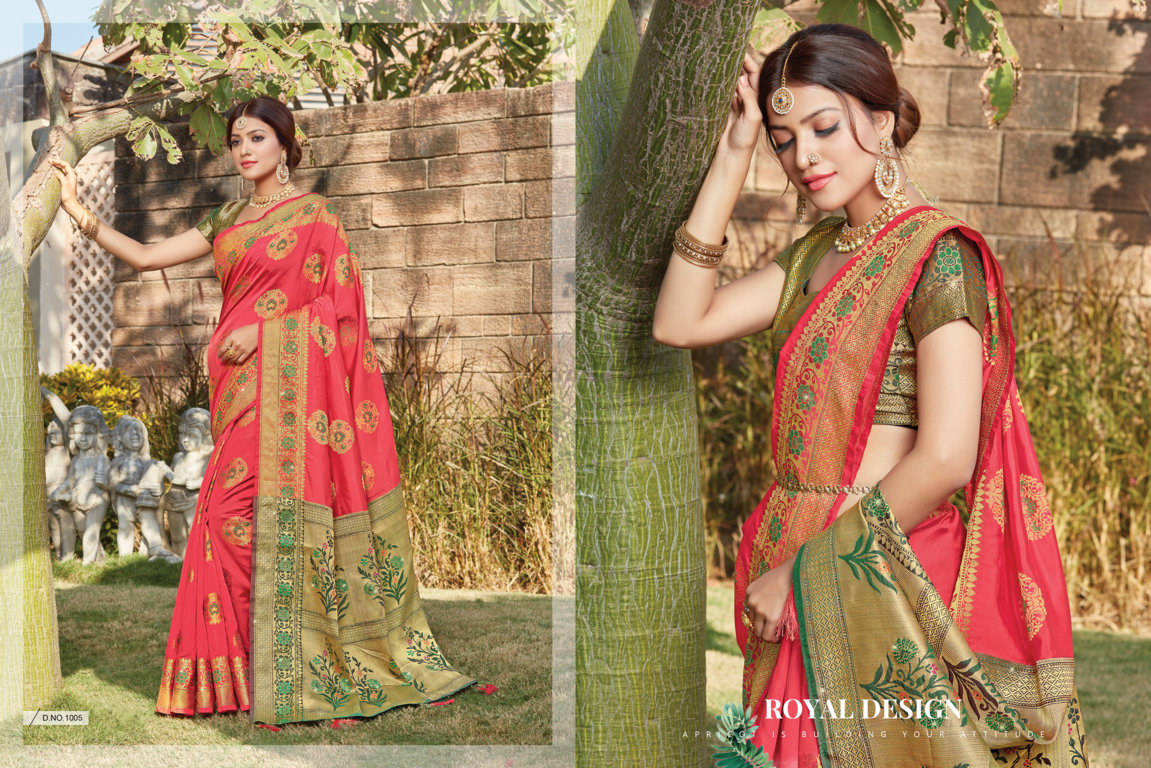 Sangam Presents Manjari Silk Pure Soft Silk Saree With Siroski Work