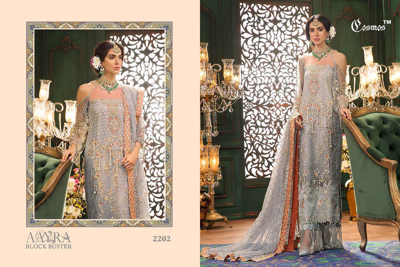 Cosmos  Presents Aayra Block Buster Pakistani Salwar Suits