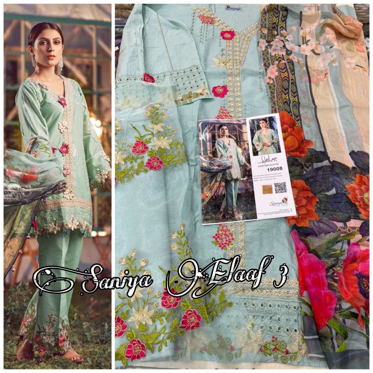 Saniya Presents  Elaaf Vol  3 Nx Pakistani Salwar Suits