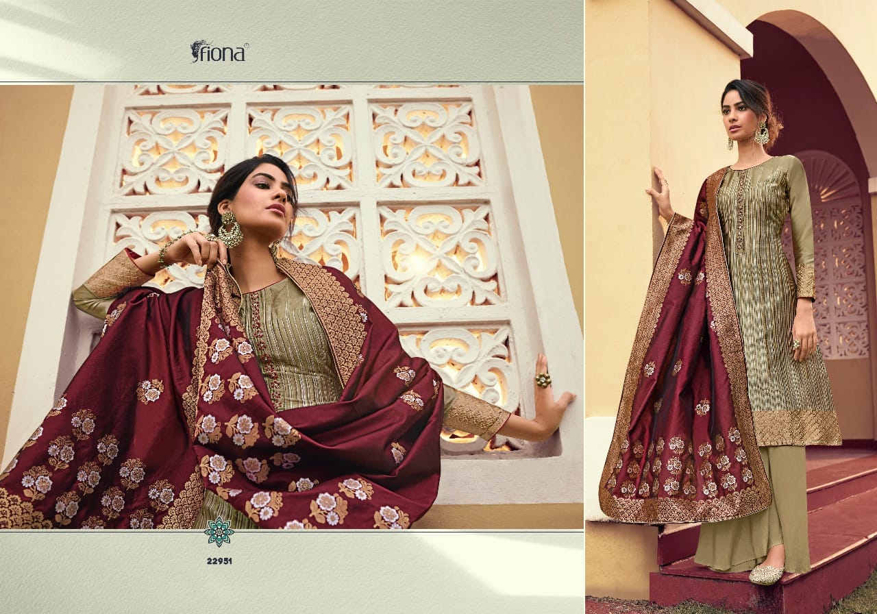 Fiona  Presents Gulzar 22951 Series Designer Salwar Suits