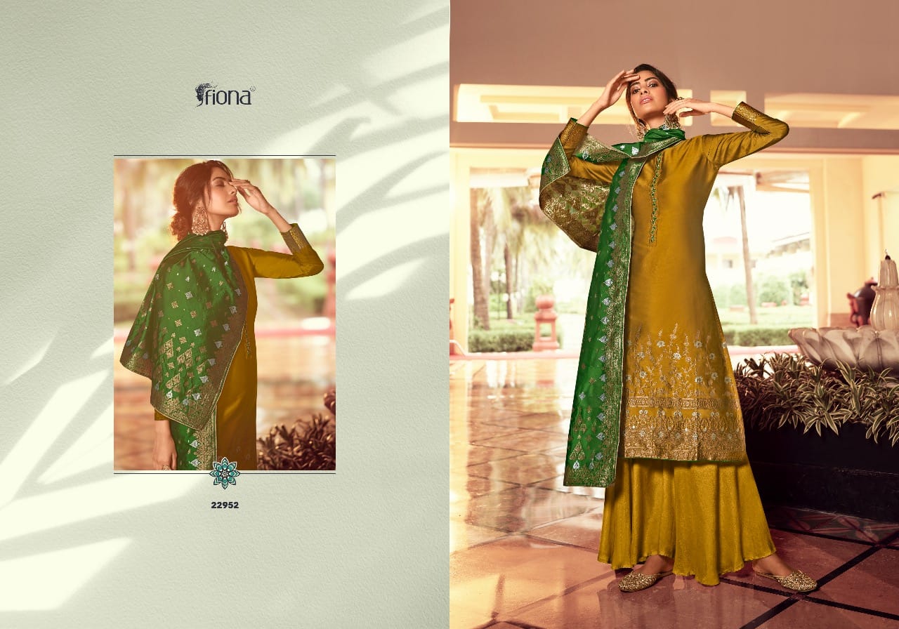 Fiona  Presents Gulzar 22951 Series Designer Salwar Suits