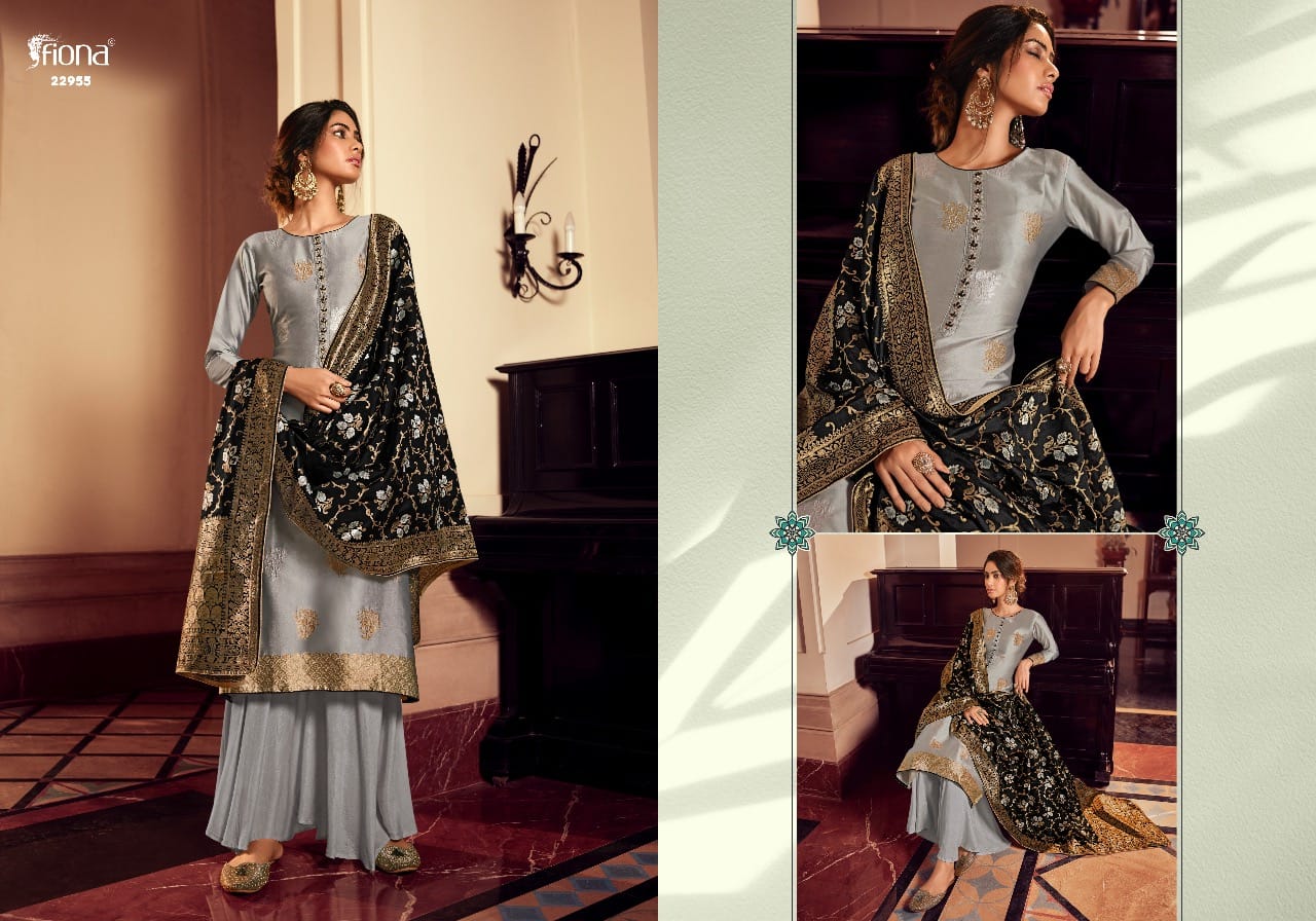 Fiona  Presents Gulzar 22951 Series Designer Salwar Suits