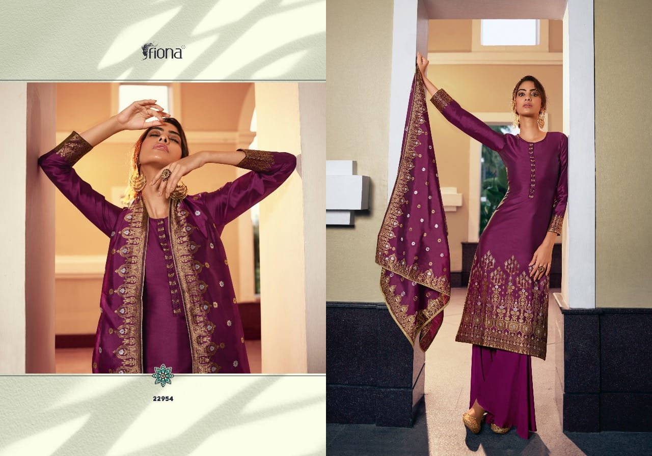 Fiona  Presents Gulzar 22951 Series Designer Salwar Suits