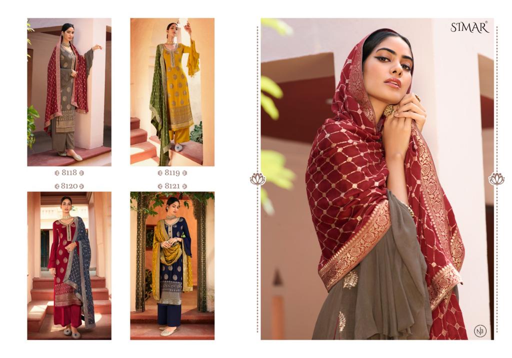 Glossy  Presents Safa 8118 Series Designer Salwar Suits