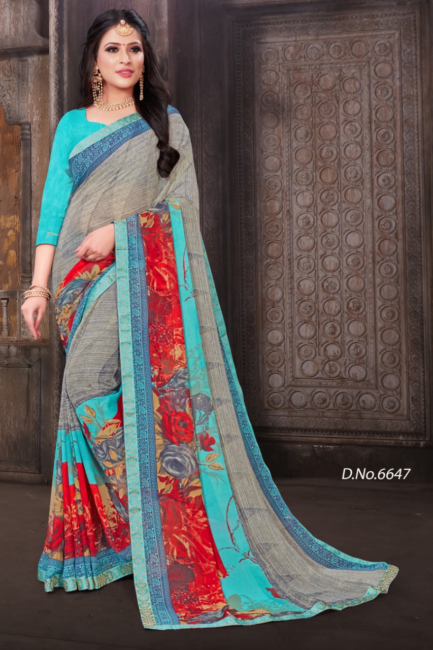 Haytee Presents  Colors Vol  48 Casual Wear Sarees Collection