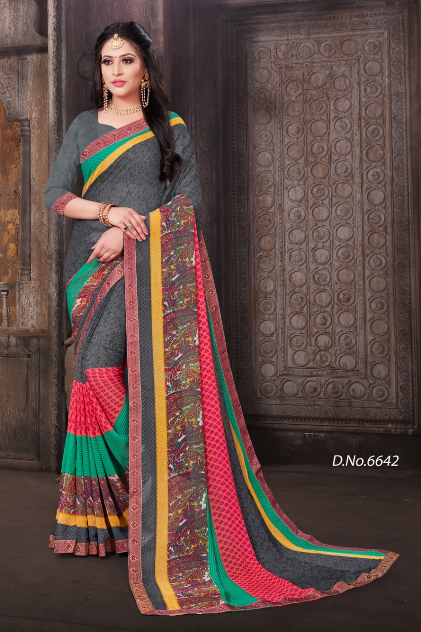 Haytee Presents  Colors Vol  48 Casual Wear Sarees Collection