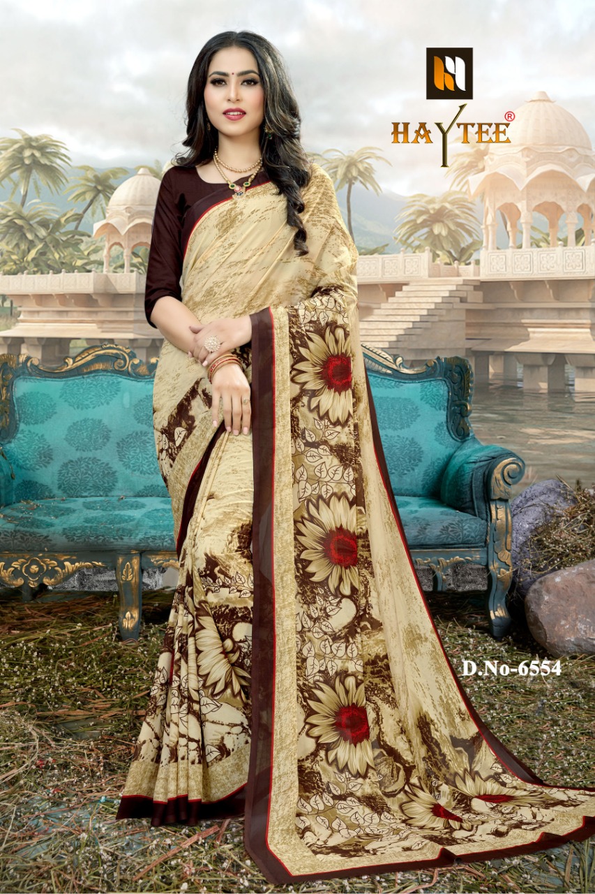 Haytee Presents  Double Dhamaka 60  Printed Sarees Collection