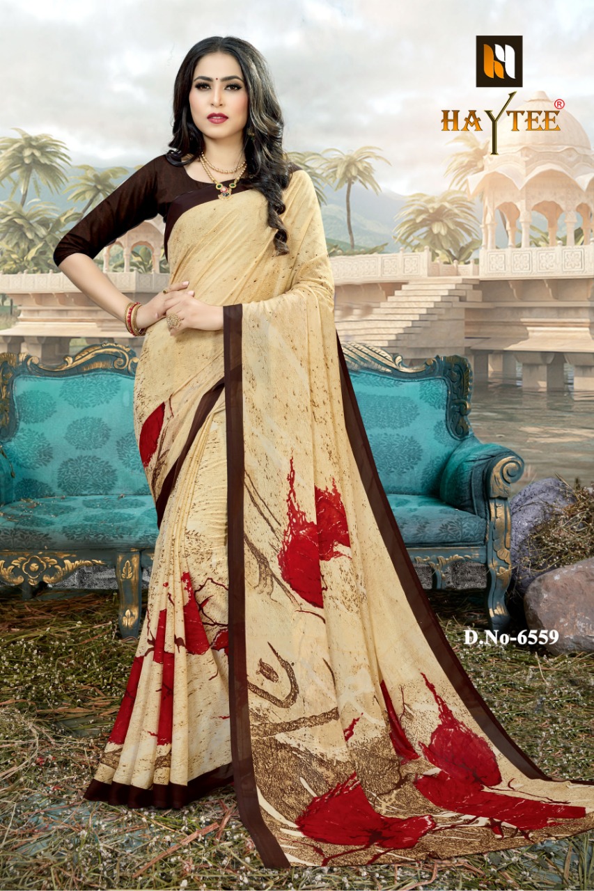 Haytee Presents  Double Dhamaka 60  Printed Sarees Collection