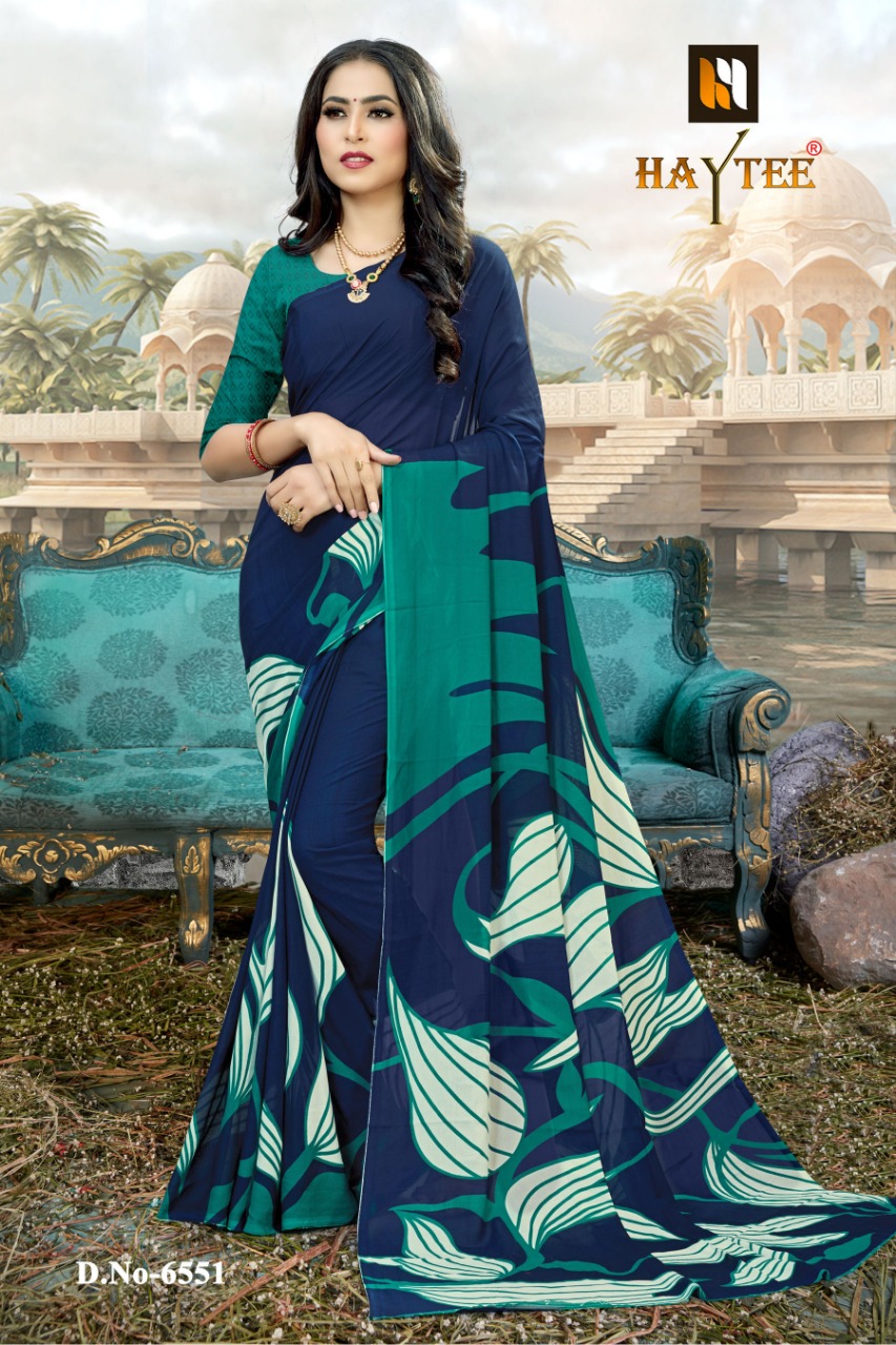 Haytee Presents  Double Dhamaka 60  Printed Sarees Collection