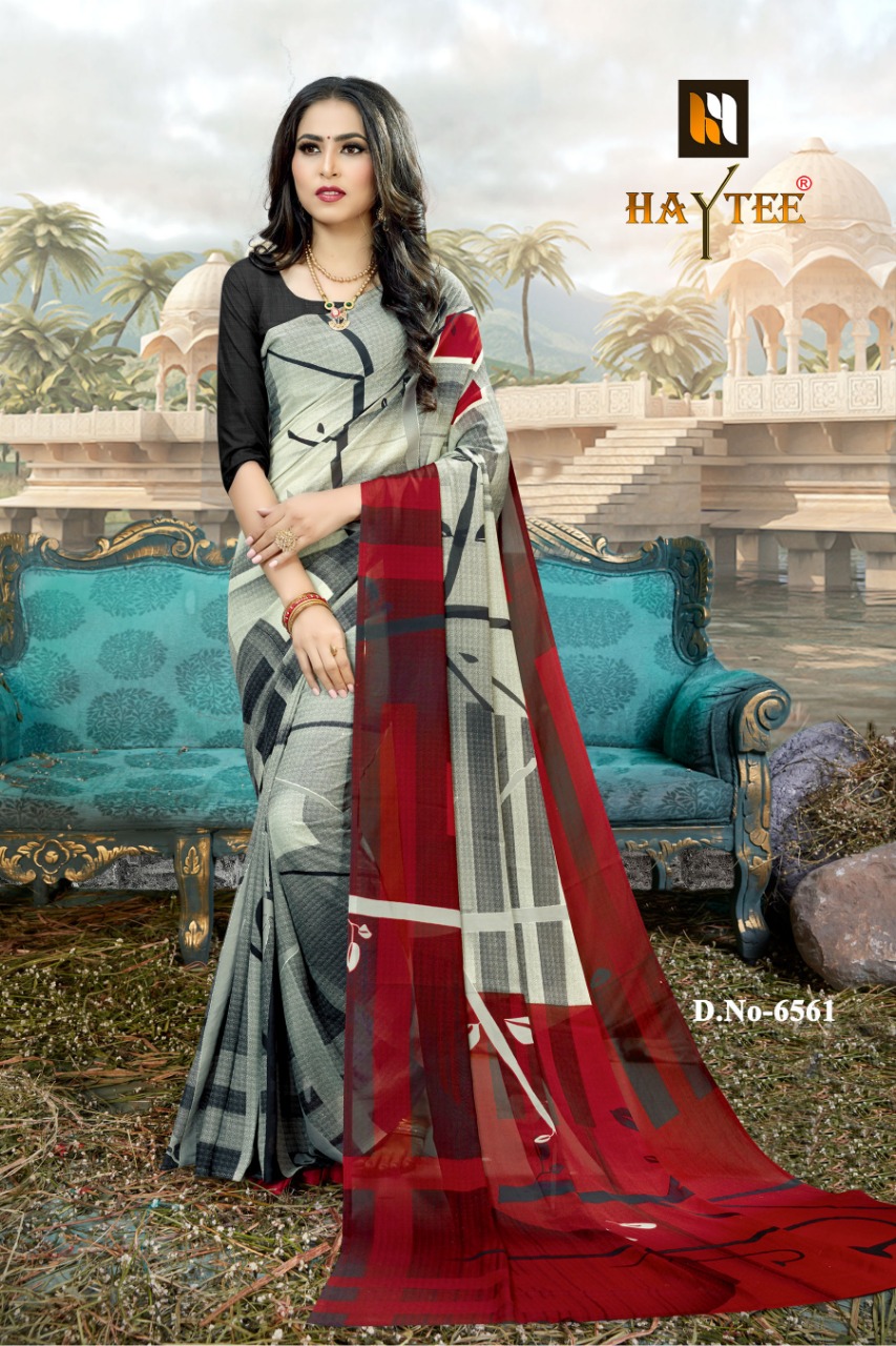 Haytee Presents  Double Dhamaka 60  Printed Sarees Collection