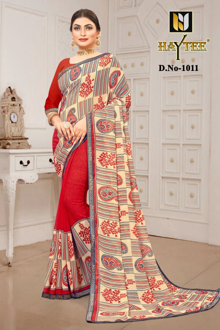 Haytee Presents  Gmail Vol  85   Printed Sarees Collection