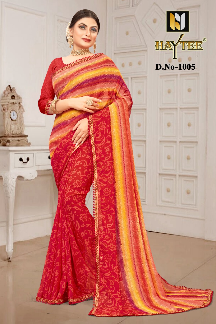 Haytee Presents  Gmail Vol  85   Printed Sarees Collection