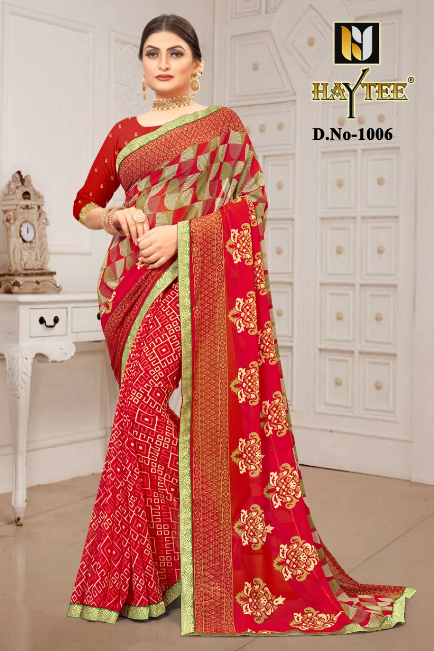 Haytee Presents  Gmail Vol  85   Printed Sarees Collection