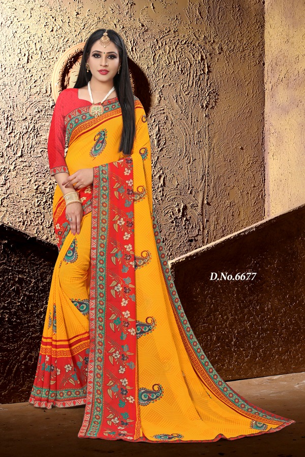 Haytee Presents  Gmail  Vol 86 Printed Saree Collection