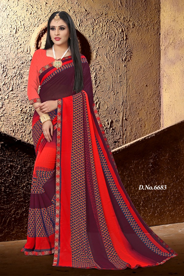 Haytee Presents  Gmail  Vol 86 Printed Saree Collection