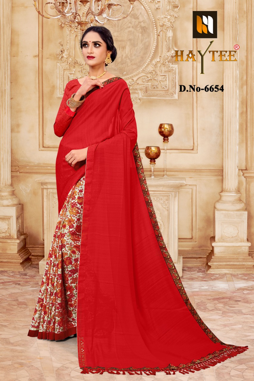 Haytee Presents Jodha Casual Wear Sarees Collection