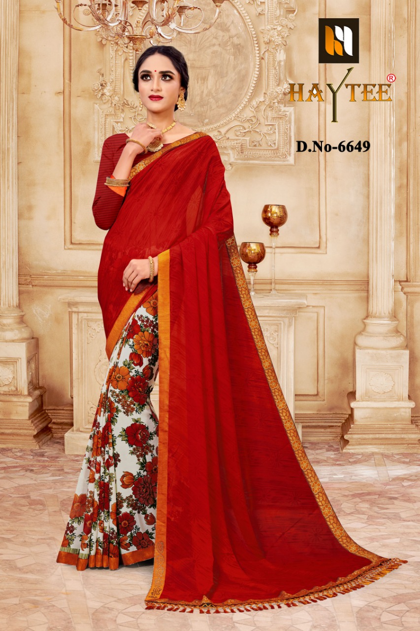 Haytee Presents Jodha Casual Wear Sarees Collection