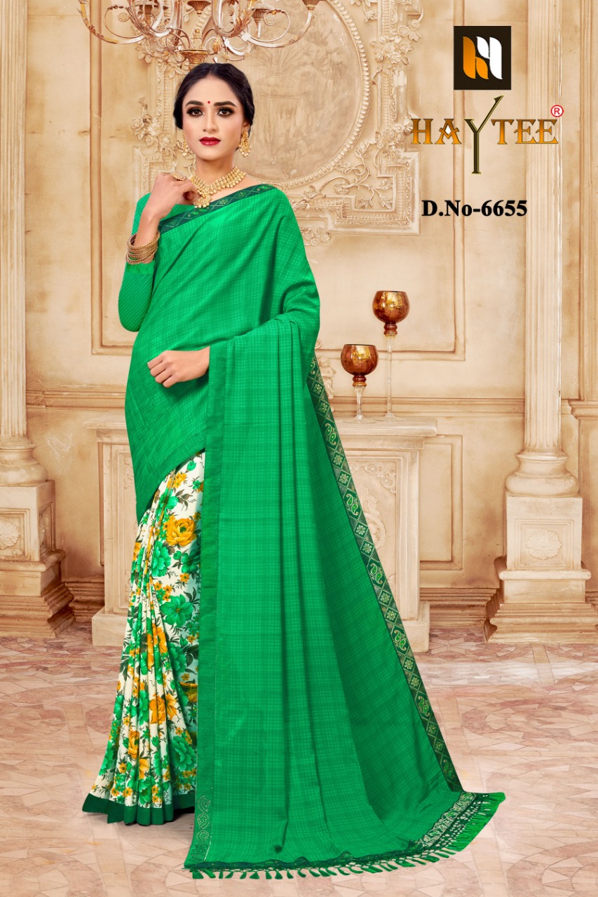 Haytee Presents Jodha Casual Wear Sarees Collection