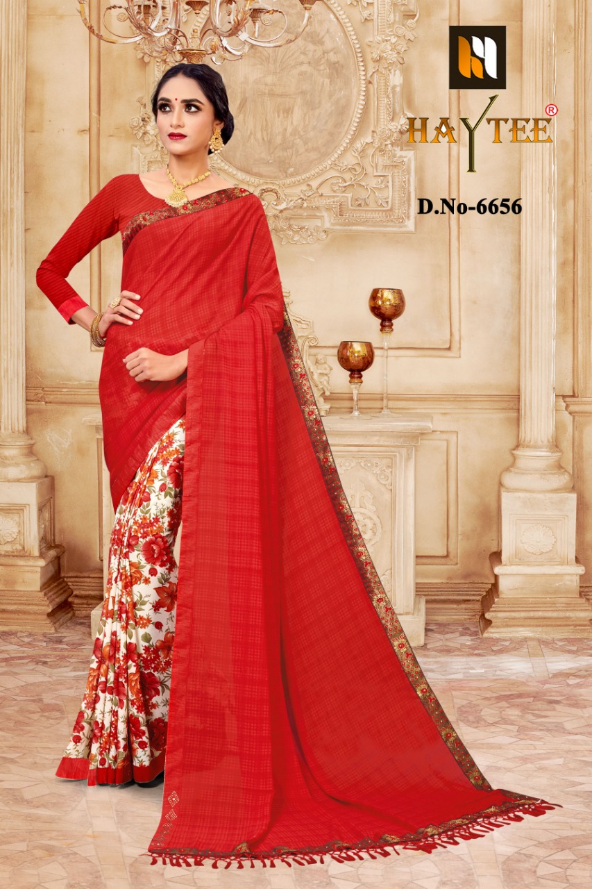 Haytee Presents Jodha Casual Wear Sarees Collection