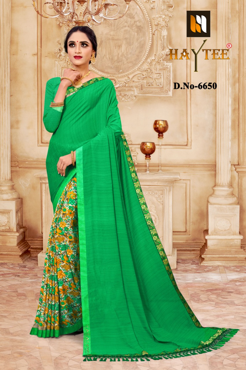 Haytee Presents Jodha Casual Wear Sarees Collection