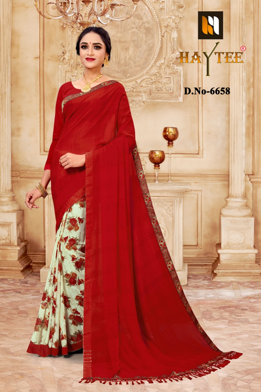 Haytee Presents Jodha Casual Wear Sarees Collection