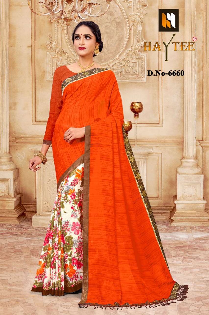 Haytee Presents Jodha Casual Wear Sarees Collection