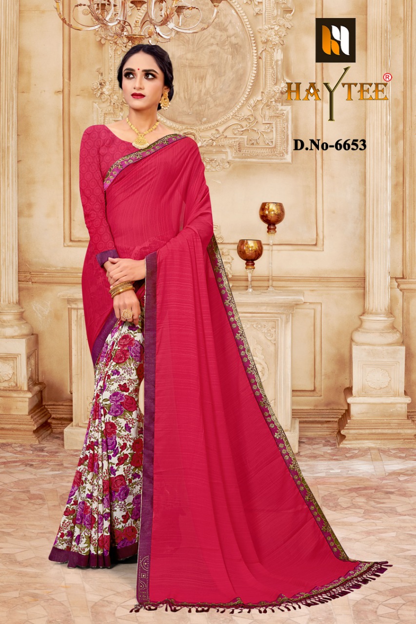 Haytee Presents Jodha Casual Wear Sarees Collection