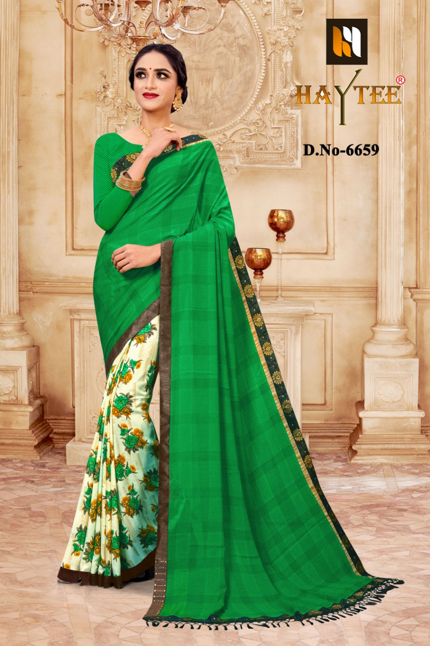 Haytee Presents Jodha Casual Wear Sarees Collection