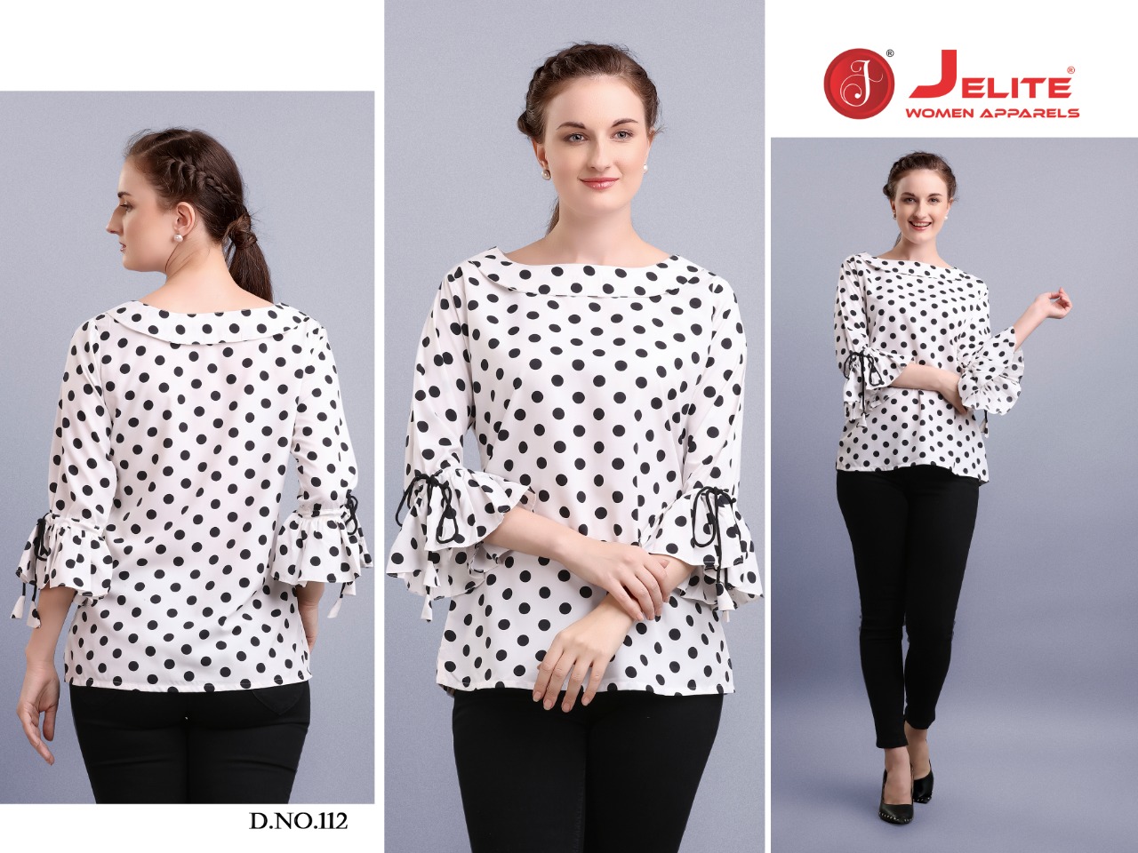 Jelite Presents Tulip Vol 2 Stylish Printed Western Ladies Top Collection