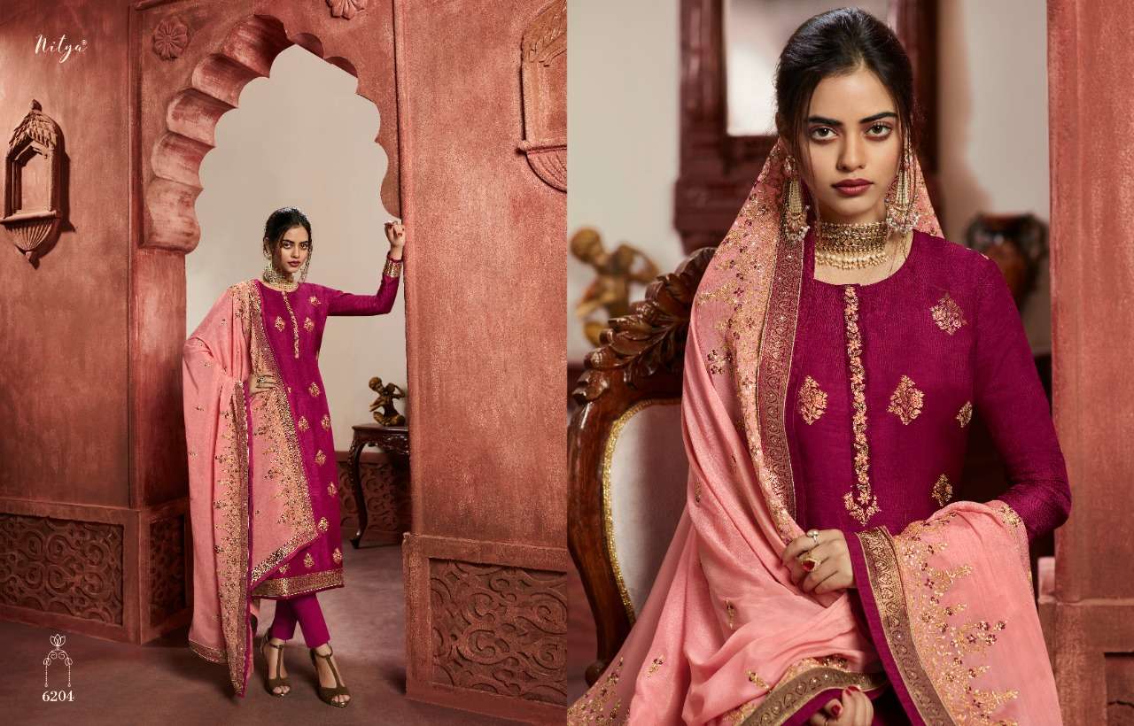 Lt Nitya 162 Designer Heavy Salwar Suits Collection