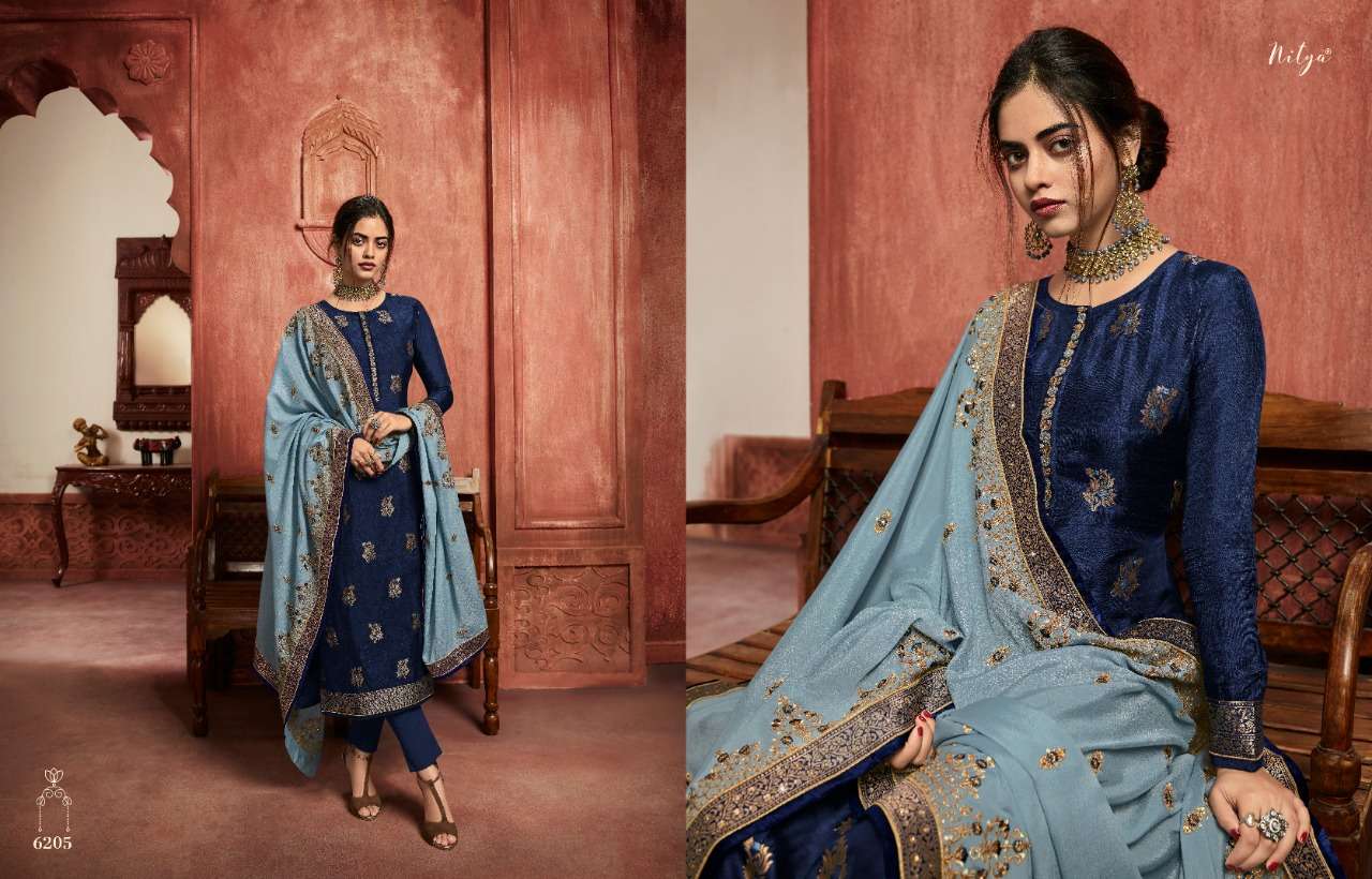 Lt Nitya 162 Designer Heavy Salwar Suits Collection