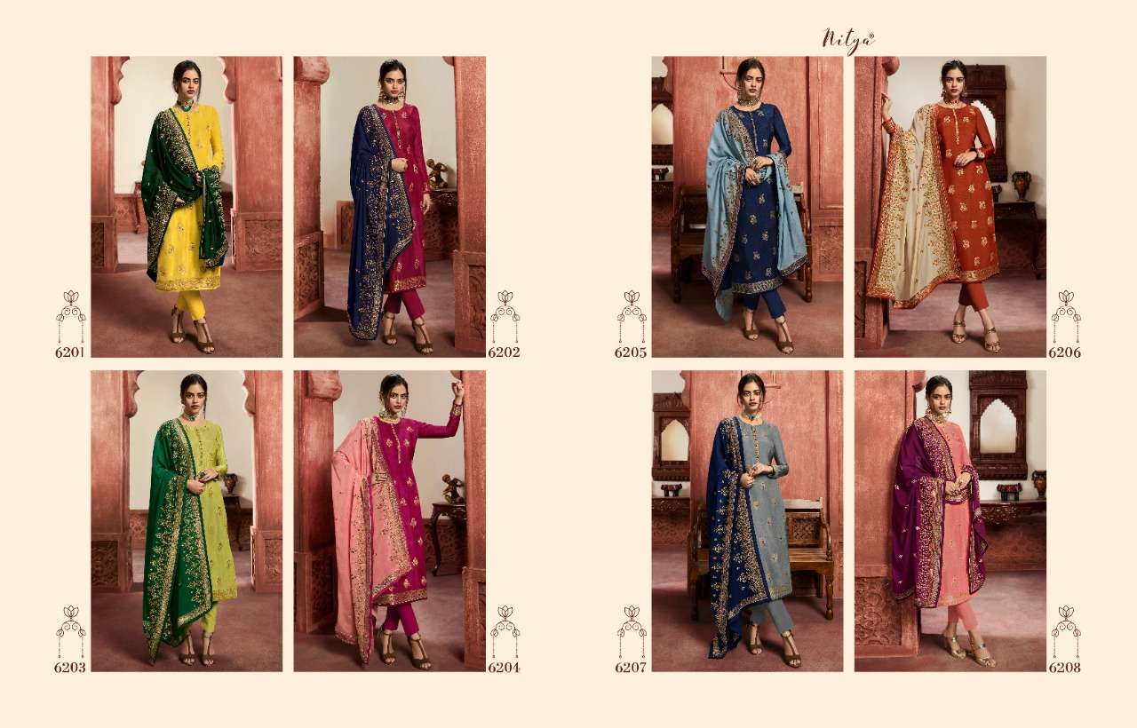 Lt Nitya 162 Designer Heavy Salwar Suits Collection