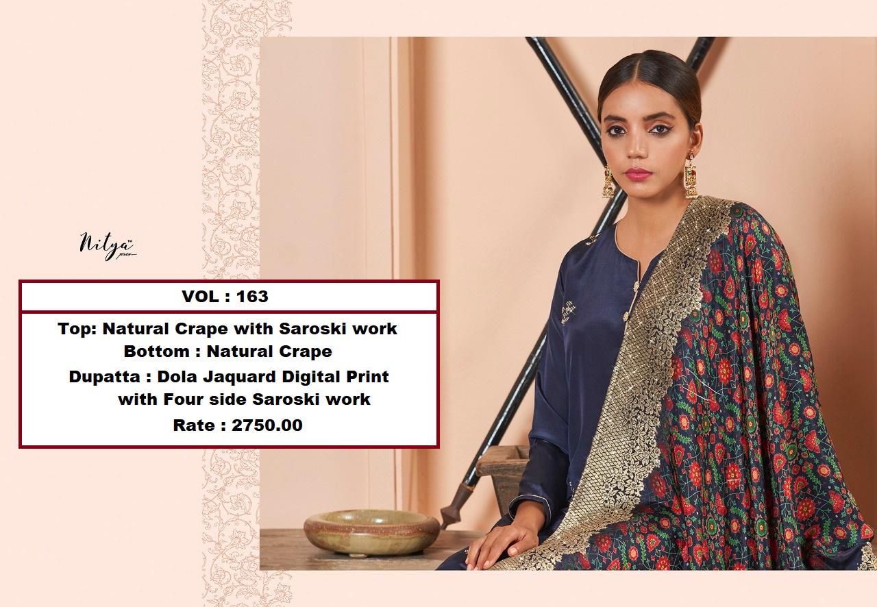 Lt Nitya 163 Designer Heavy Salwar Suits Collection