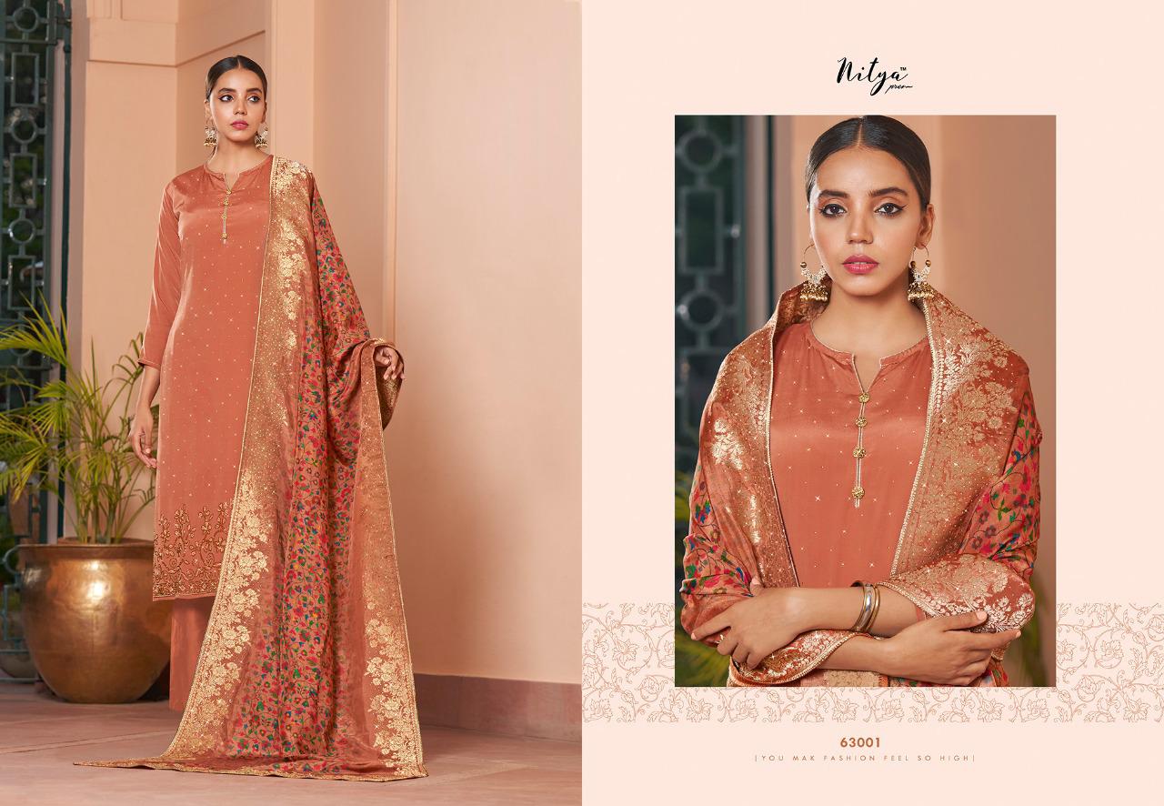 Lt Nitya 163 Designer Heavy Salwar Suits Collection