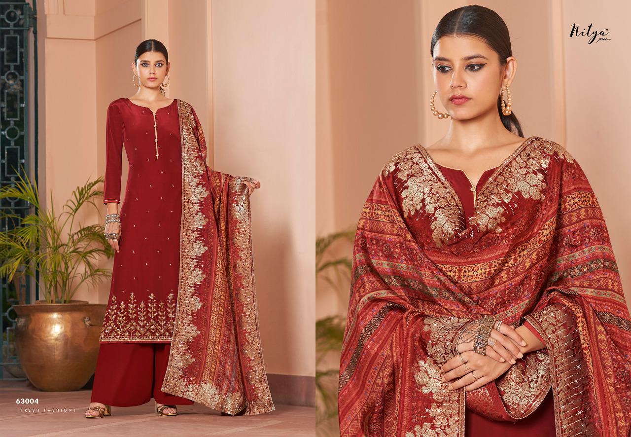 Lt Nitya 163 Designer Heavy Salwar Suits Collection