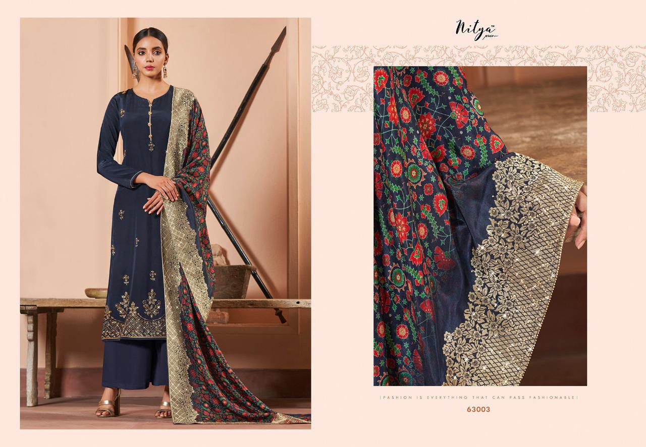 Lt Nitya 163 Designer Heavy Salwar Suits Collection