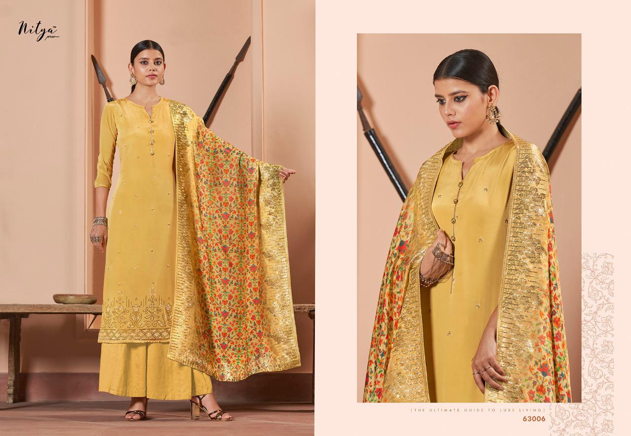 Lt Nitya 163 Designer Heavy Salwar Suits Collection