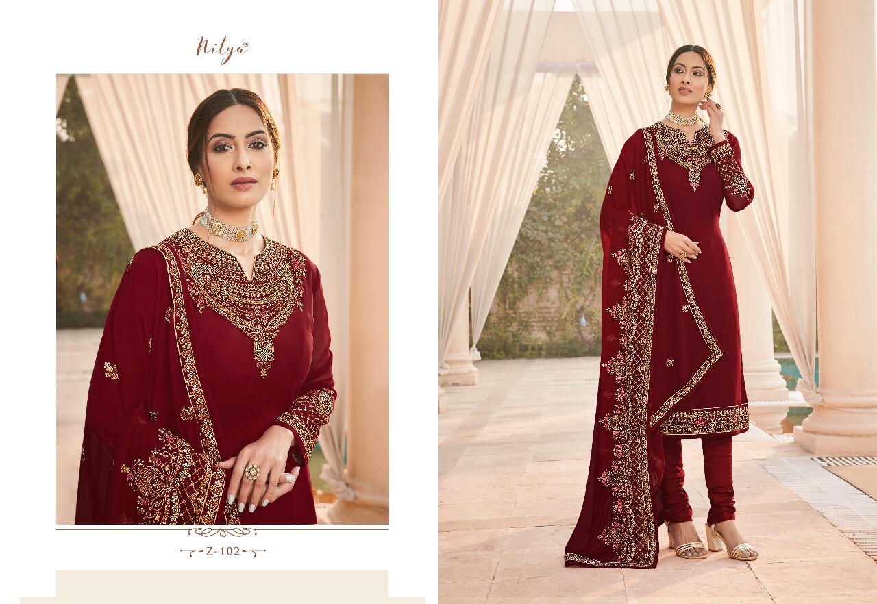 Lt Nitya Presents Zyrah Designer  Salwar Suits