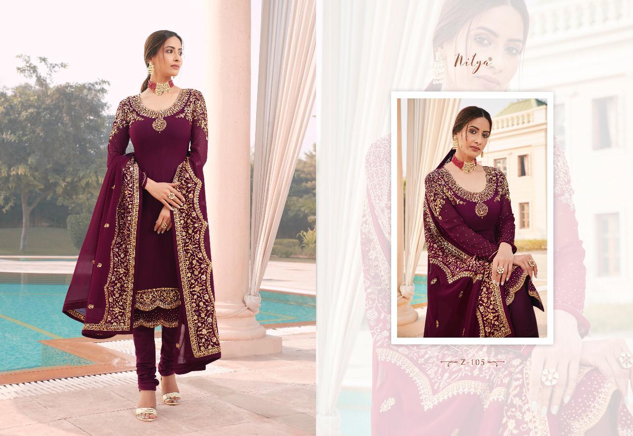 Lt Nitya Presents Zyrah Designer  Salwar Suits