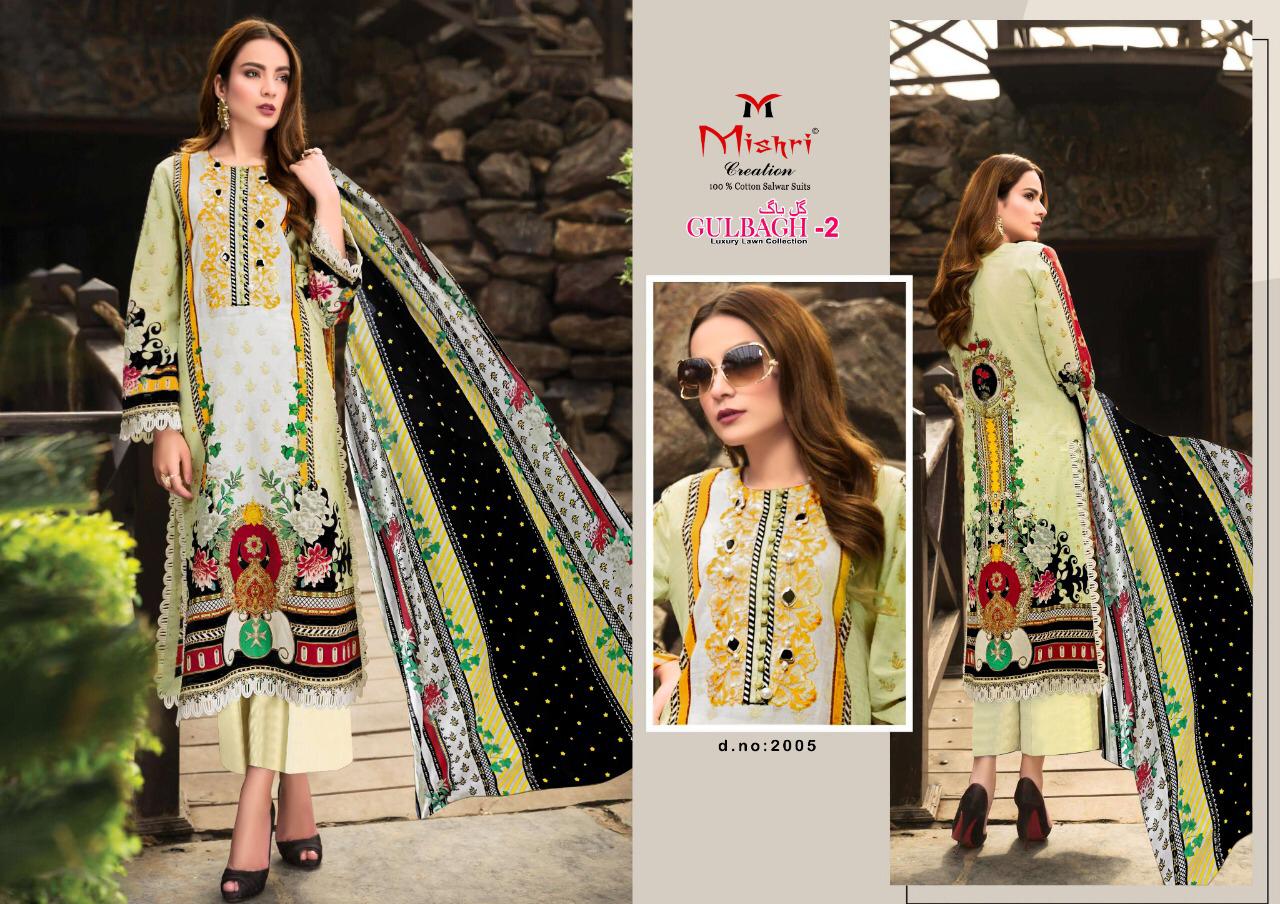 Mishri Presents  Gulbagh Vol 2  Karachi Dress Materials