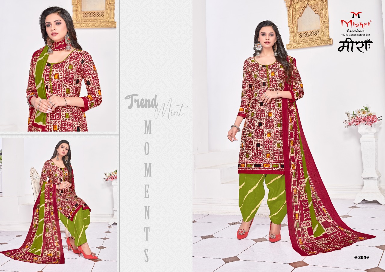 Mishri Presents  Meera Vol  3  Designer Dress Material