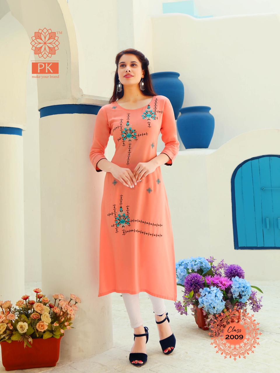 Pk Presents  Class Vol 2 Casual Kurtis Collection