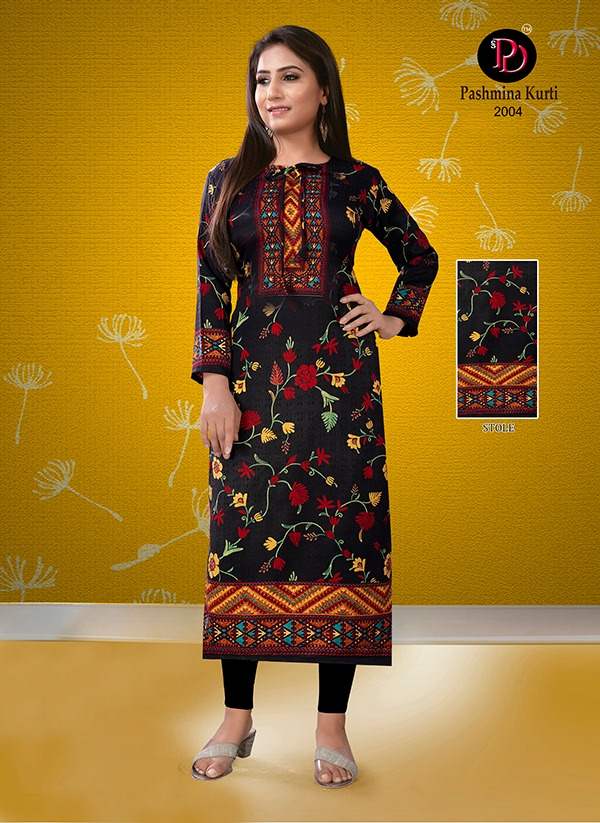 Poorvi Presents  Pashmina Vol 2 Printed Kurti Collection