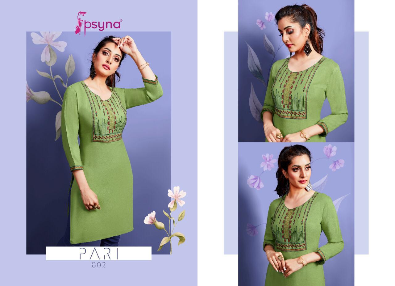 Psyna  Presents  Pari  Vol 8 Ethnic Wear Designer Kurtis