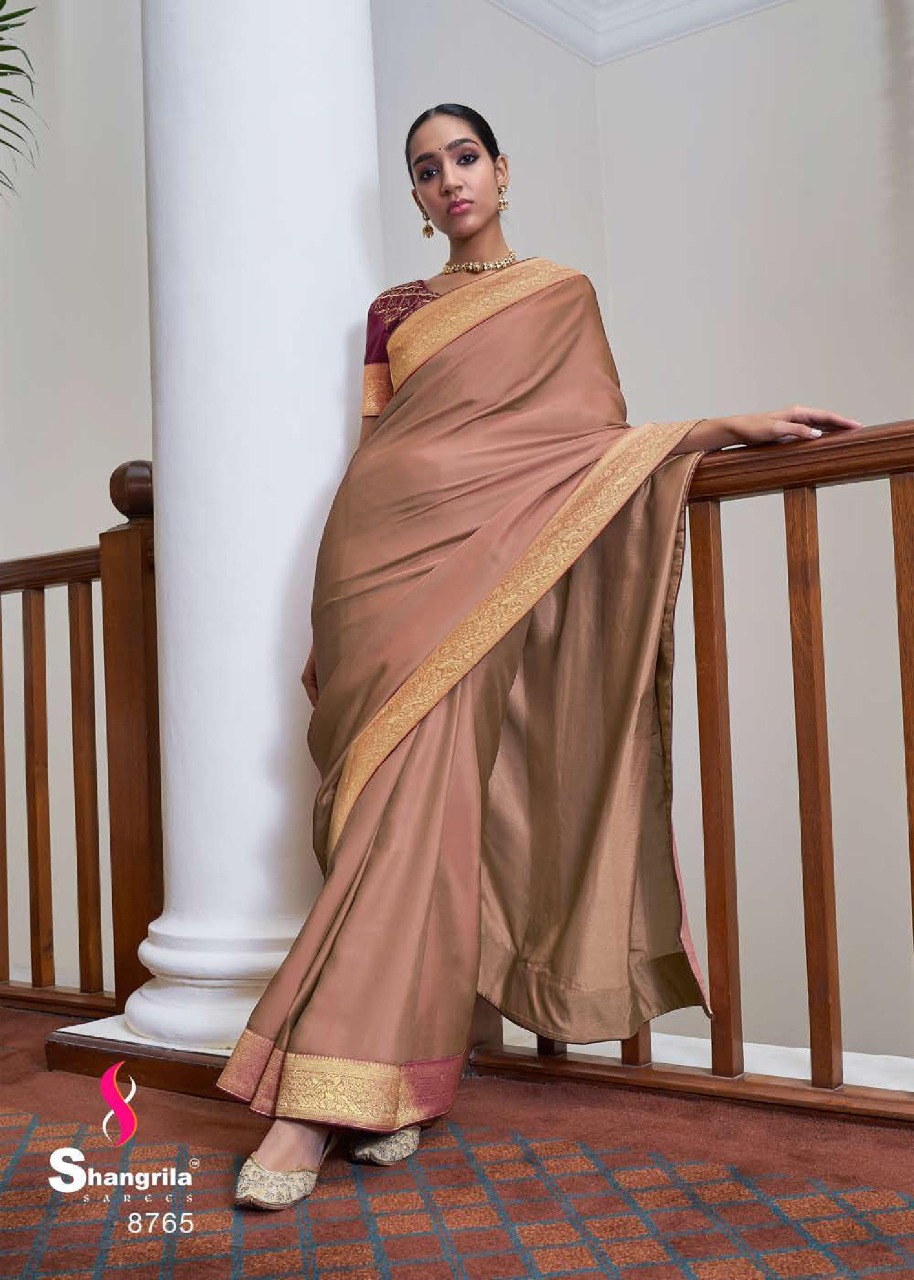 Shangrila Presents  Zarna Silk Festive Wear Sarees Collection