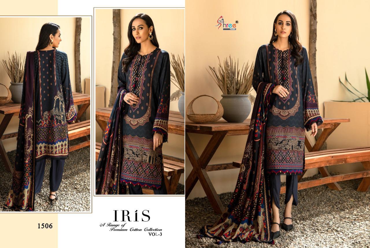Shree  Presents Iris Vol  3  Pakistani Salwar Suits