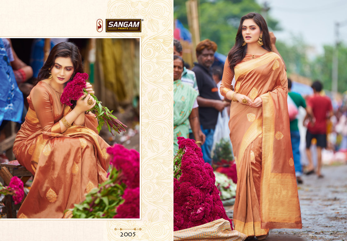 Sangam Presents Manyavar Pure Soft Silk Saree Collection