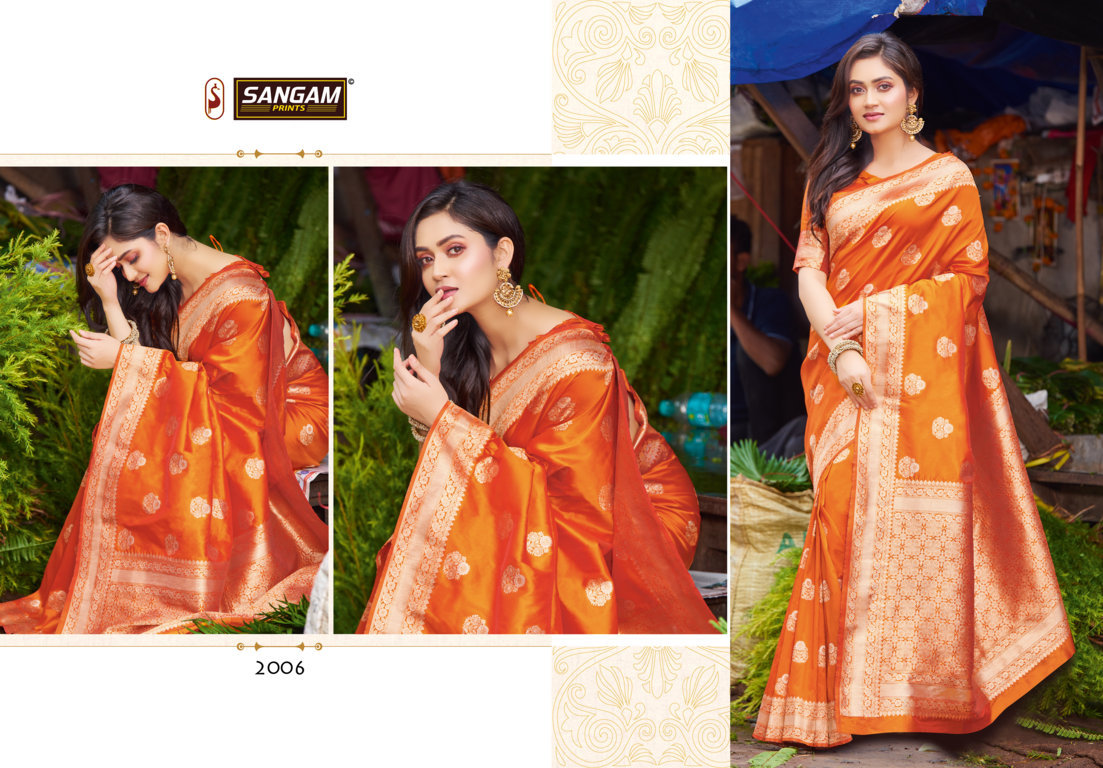 Sangam Presents Manyavar Pure Soft Silk Saree Collection